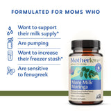 Motherlove More Milk Moringa liquid capsule close-up