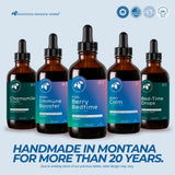Mountain Meadow Herbs Berry Bedtime Kids Drops 2 oz in a child's bedroom setting