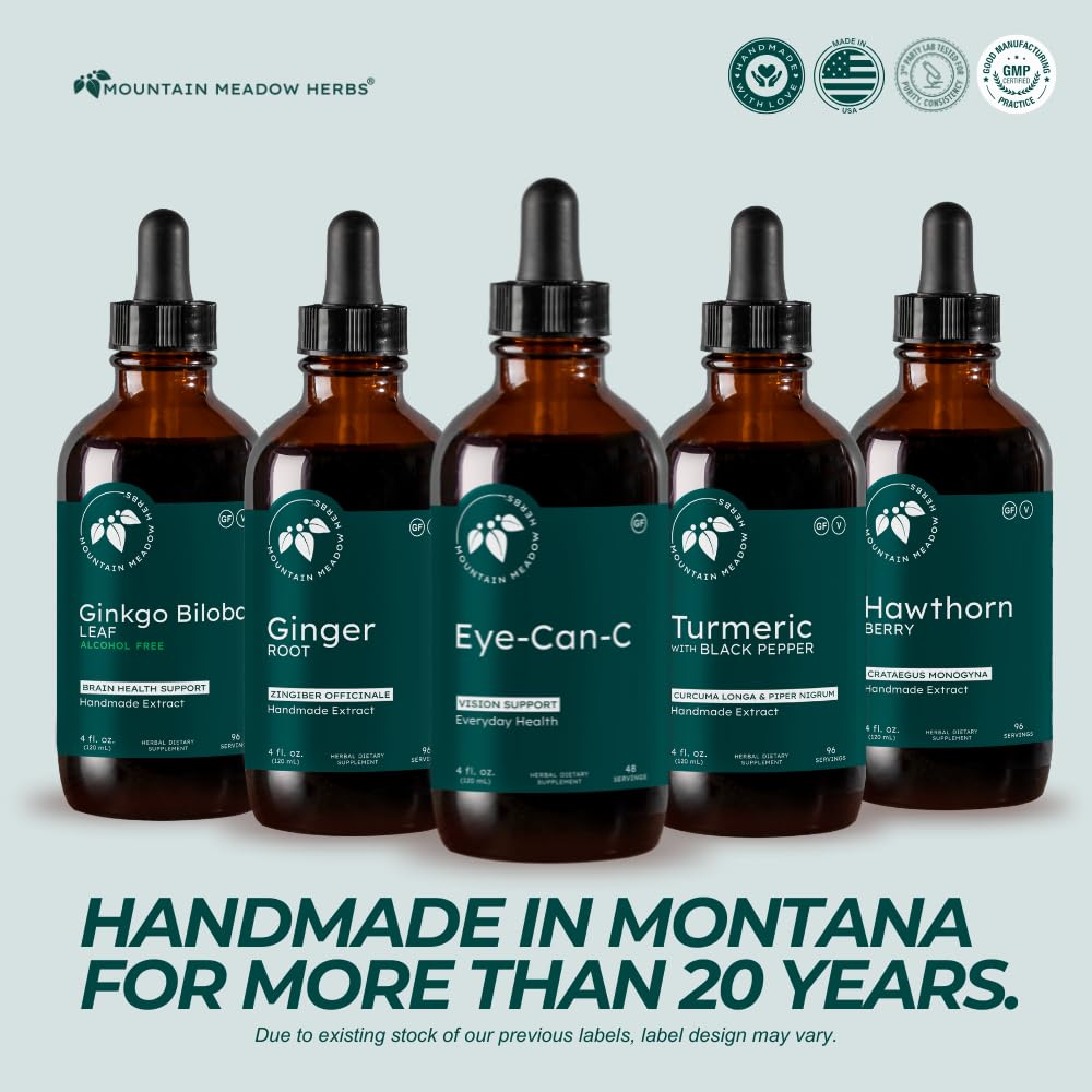 Mountain Meadow Herbs Eye-Can-C liquid supplement lifestyle shot