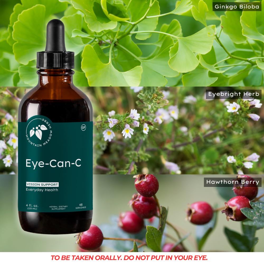 Mountain Meadow Herbs Eye-Can-C liquid supplement packaging
