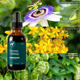 Mountain Meadow Herbs Stress & Sleep Liquid Herbal Supplement 2 oz ingredients list