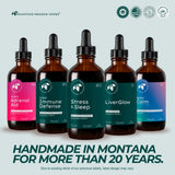 Mountain Meadow Herbs Stress & Sleep Liquid Herbal Supplement 4 oz packaging