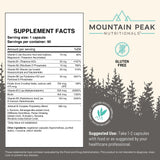 Mountain Peak Nutritionals Adrenal B Complex ingredients list