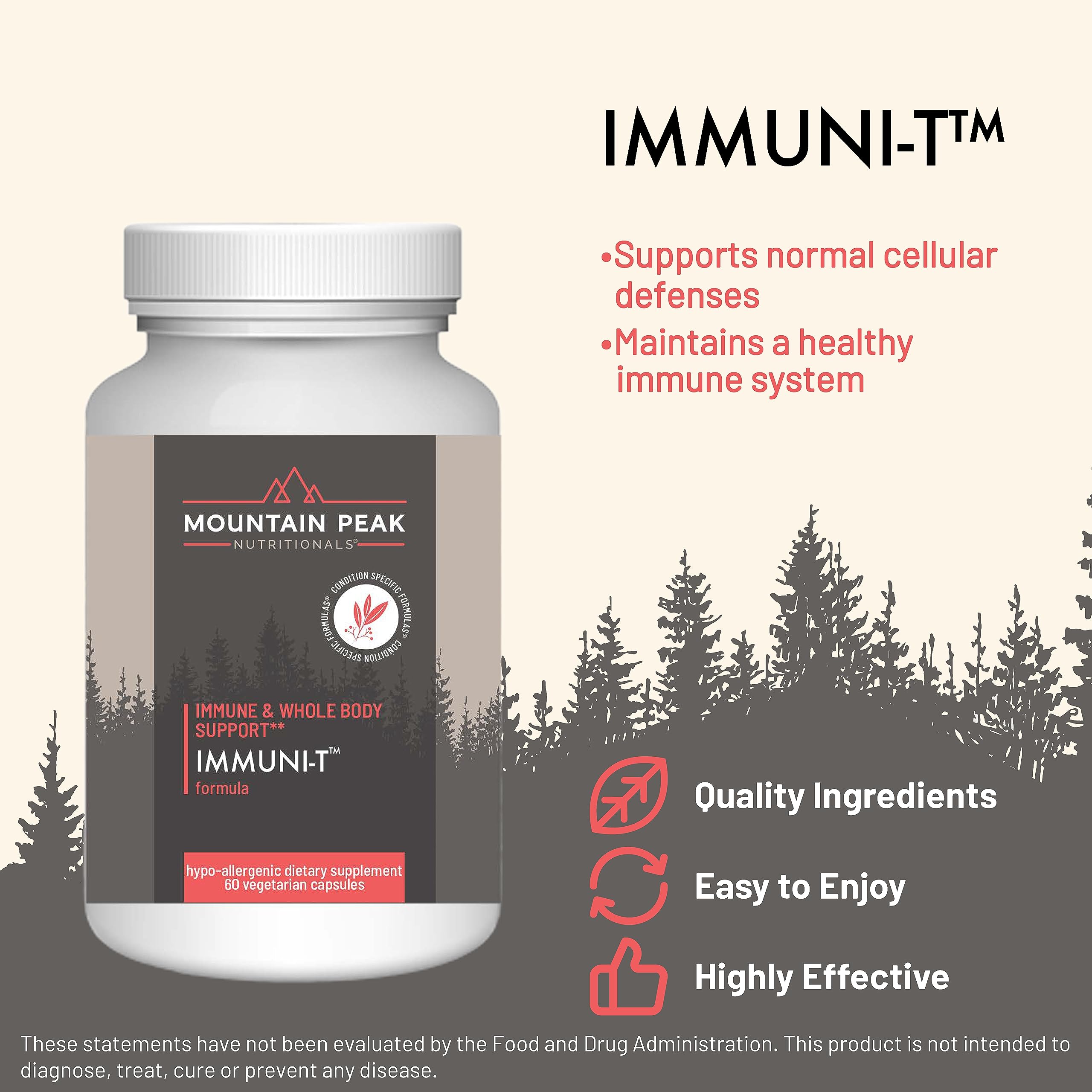 Mountain Peak Nutritionals daily wellness-T Support Supplement side view