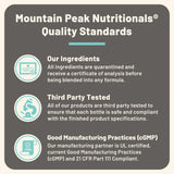 Mountain Peak Nutritionals Sleep Easy capsules with a glass of water