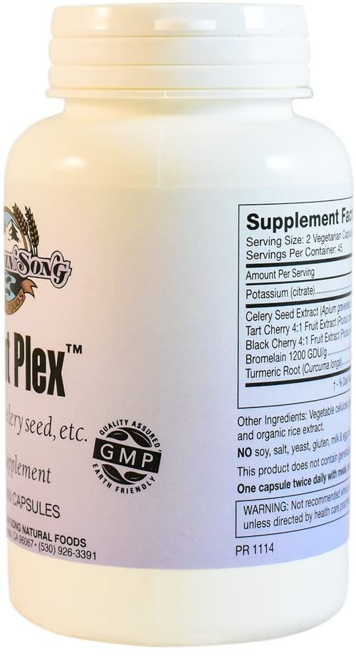 Mountain Song Go-Out Supplement packaging with ingredient list