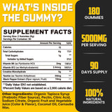 Moursope Creatine Monohydrate Gummies packaging side view