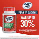Move Free Advanced Joint Support Supplement on a kitchen counter