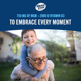 Move Free Advanced Joint Support Supplement on a kitchen counter