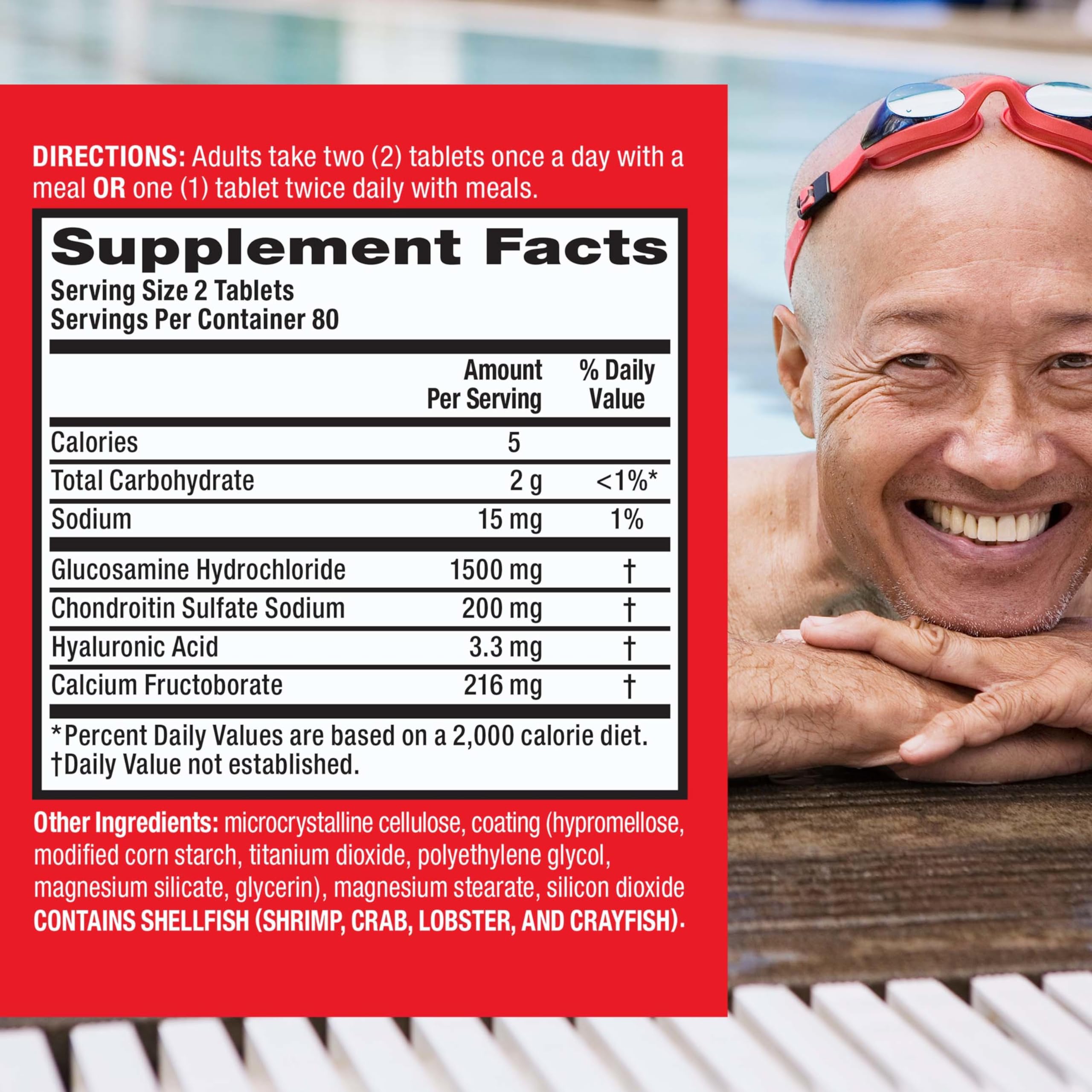 Move Free Advanced Joint Support Supplement tablets close-up