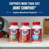 Move Free Advanced Joint Support Supplement with a glass of water