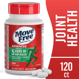Move Free Advanced supplement tablets on a white background