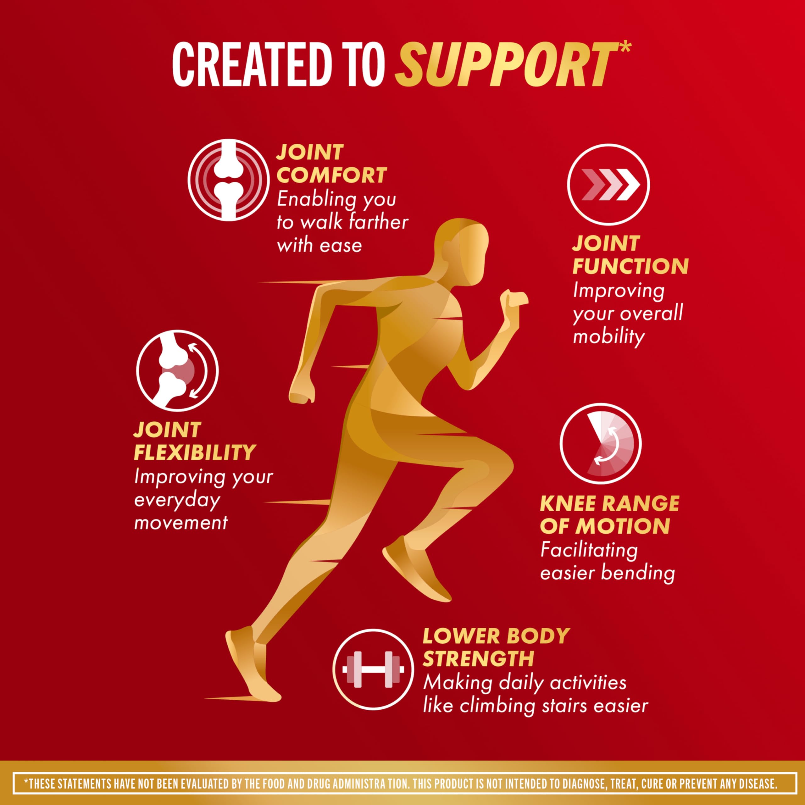 Move Free TamaFlex Turmeric Joint Support Supplement packaging with label