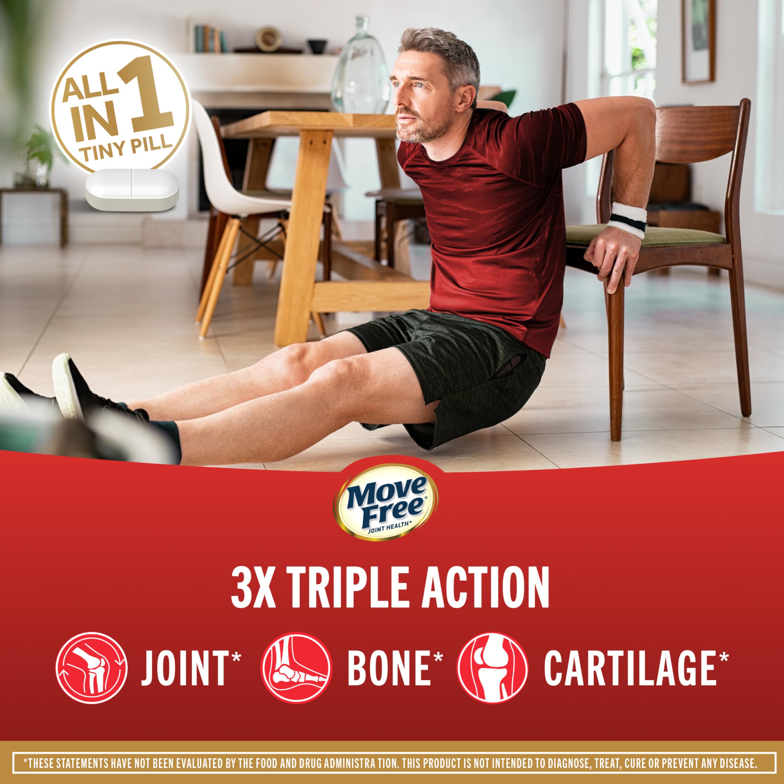 Move Free Ultra Joint Support Collagen 50g side view