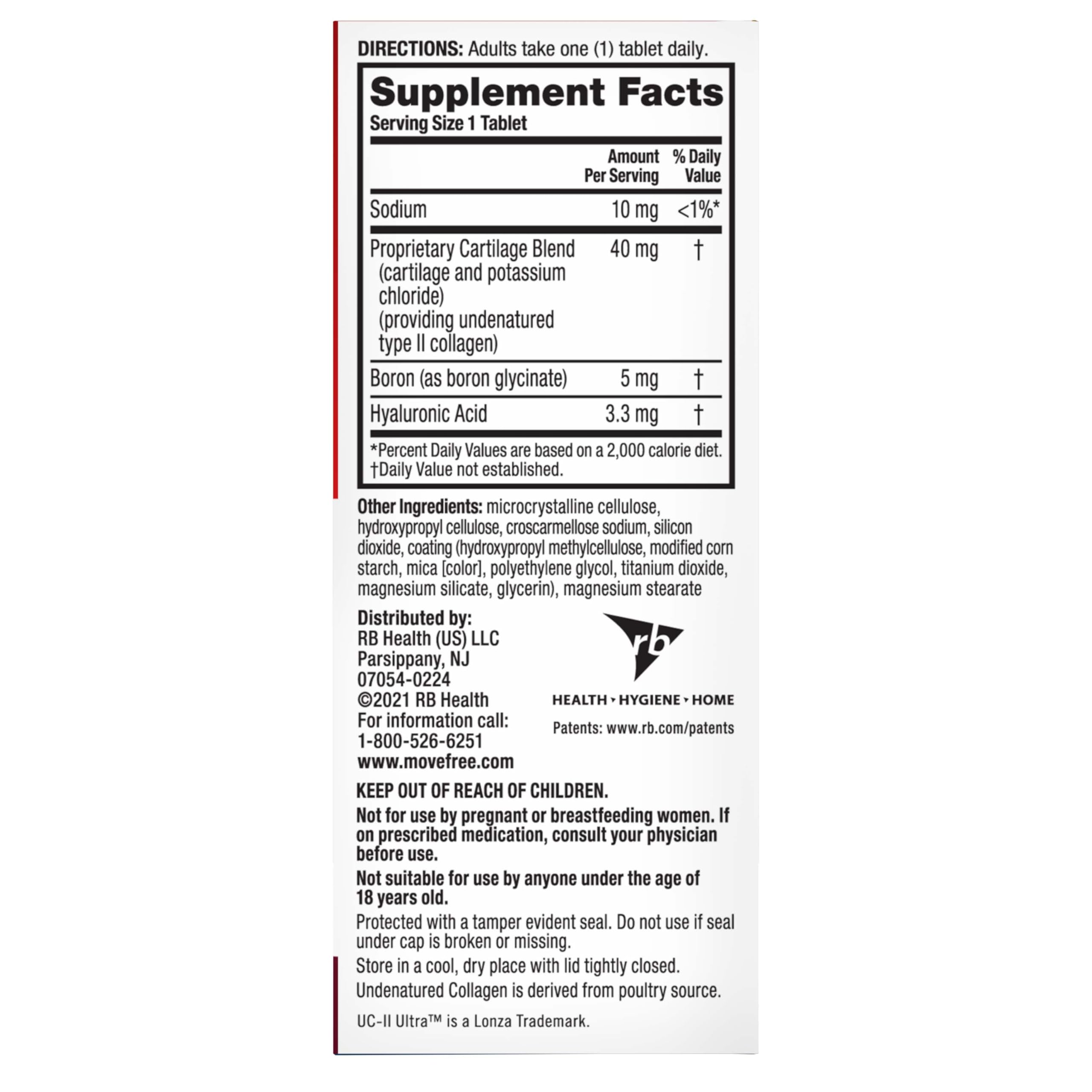 Move Free Ultra Joint Support Collagen with a measuring spoon