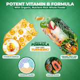 MoxyVites B-Complex Vitamins 132g organic ingredients