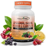 MoxyVites Liposomal Vitamin C 180 capsules front view