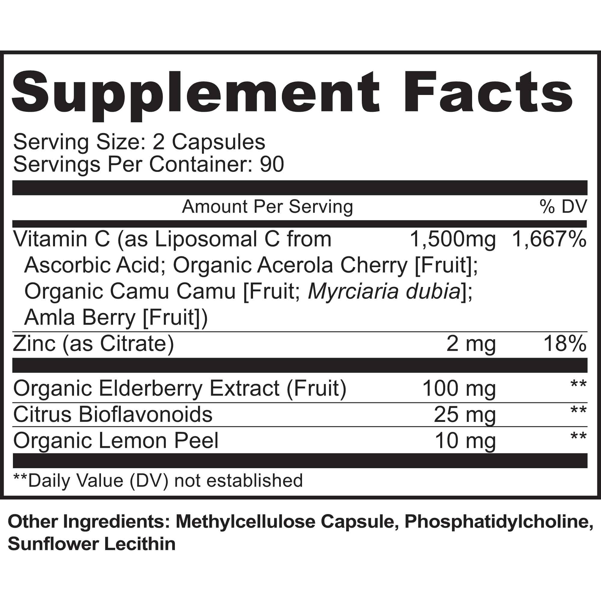 MoxyVites Liposomal Vitamin C bottle with label