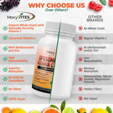 MoxyVites Liposomal Vitamin C capsules close-up