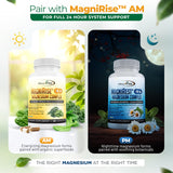 MoxyVites Magnesium Glycinate Nighttime Calm Supplement capsules close-up