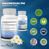MoxyVites Magnesium Glycinate Nighttime Calm Supplement packaging