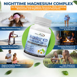 MoxyVites Magnesium Glycinate Nighttime Calm Supplement with chamomile and lemon balm