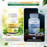 MoxyVites MagniRise AM Magnesium Supplement 200mg capsules