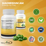 MoxyVites MagniRise AM Magnesium Supplement 200mg ingredients list