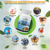 MoxyVites Men's Multivitamin nutritional information label