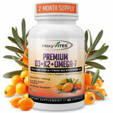 MoxyVites Vitamin D3 & K2 supplement bottle front view
