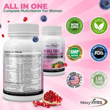 MoxyVites Women's Multivitamin Fermented 136g capsule close-up
