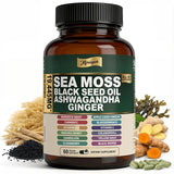 MPRAYAN Sea Moss Capsules front view with bottle label