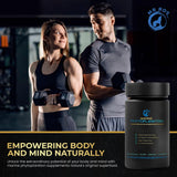 Mr Ros Marine Phytoplankton Supplement capsules on a wooden surface