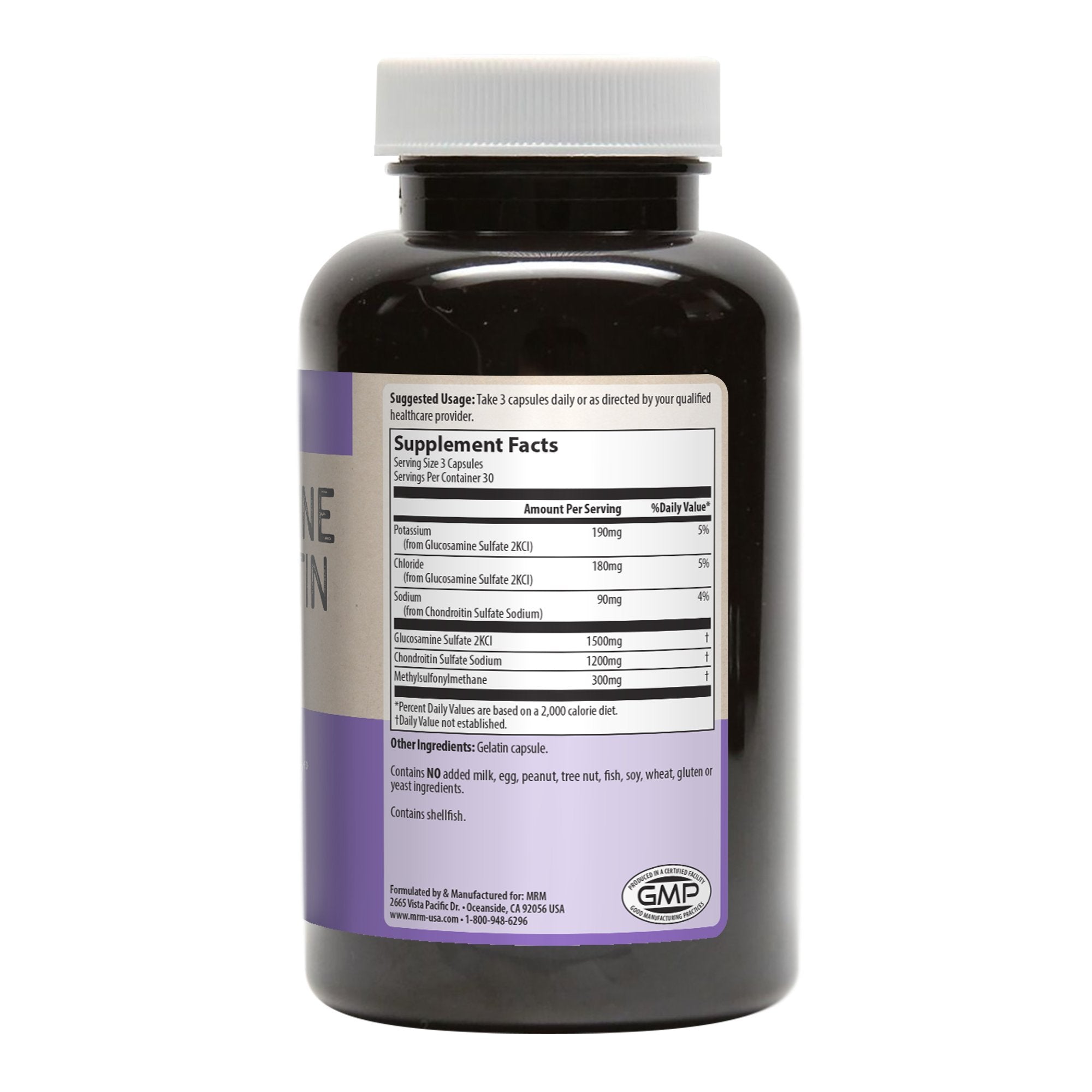 MRM Chondroitin Triple Action Complex 90 Capsules close-up of capsules