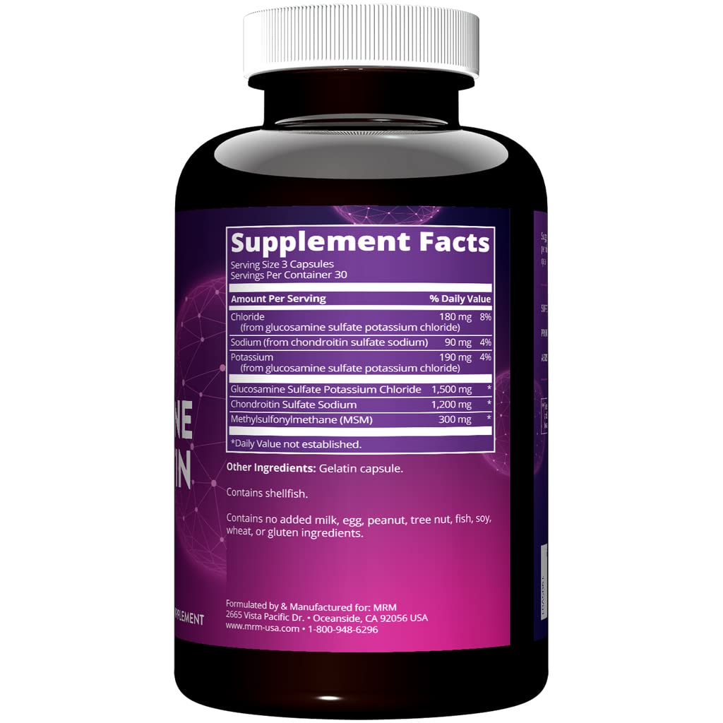 MRM Chondroitin Triple Action Complex 90 Capsules side view