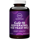 MRM CoQ-10 Resveratrol Red Yeast Rice Supplement softgel front view