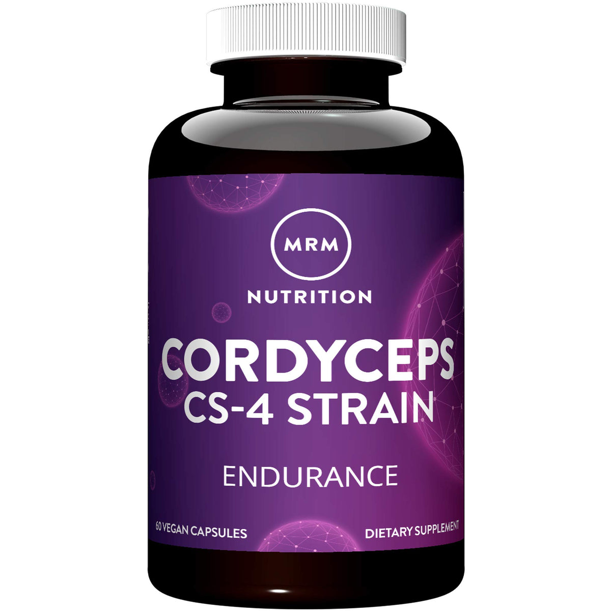 MRM Cordyceps CS-4 Extract vegan capsules front view