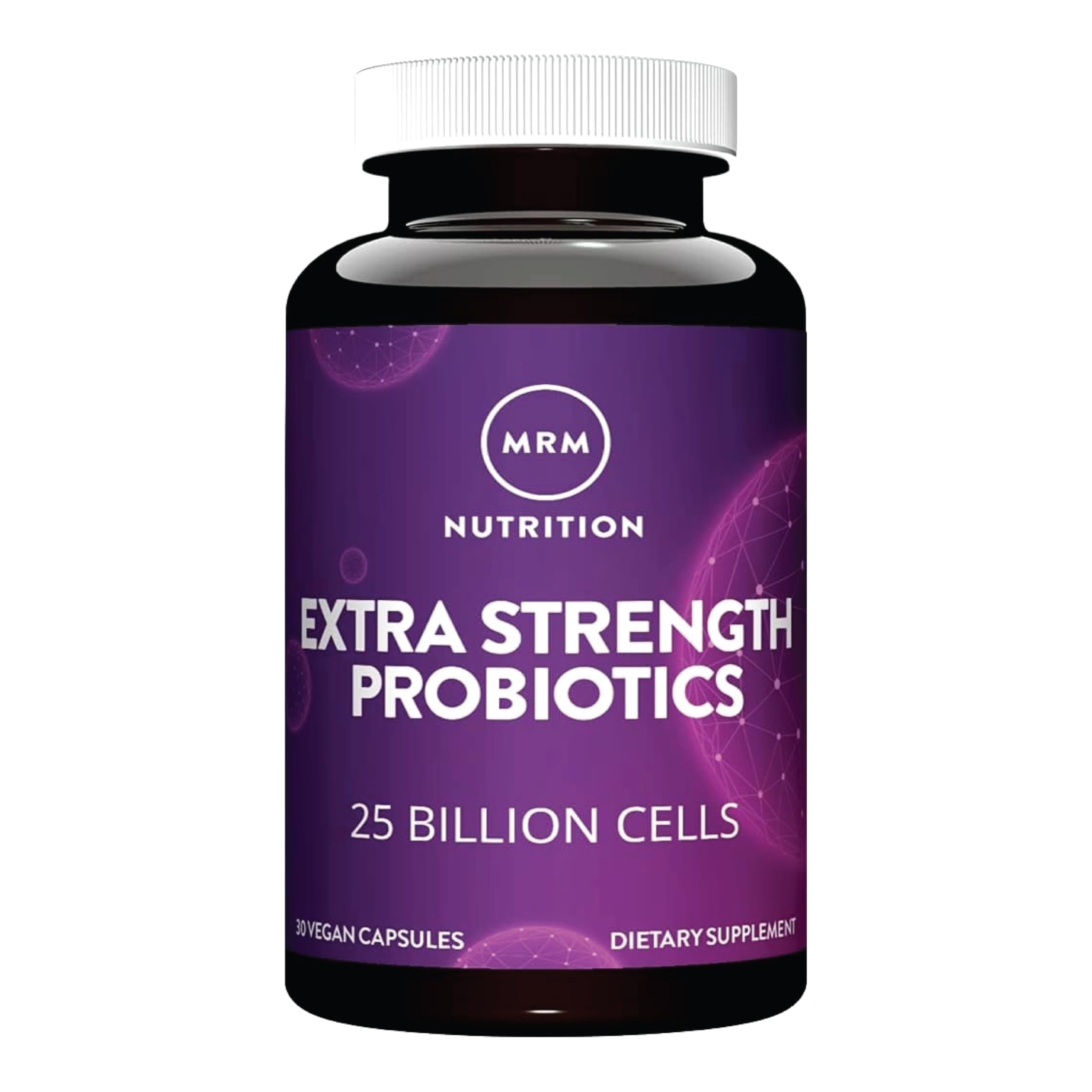 MRM Extra Strength Probiotics 30 capsules front view