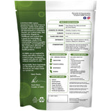 MRM Organic Green Banana Powder 240g back view with nutritional information