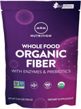 MRM Whole Food Raw Organic Fiber Powder front view packaging