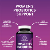 MRM Women's Probiotics showing ingredients list
