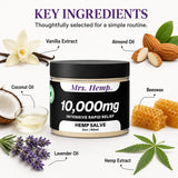 MRS. HEMP Hemp Extra Strength Healing Salve application on skin