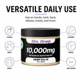 MRS. HEMP Hemp Extra Strength Healing Salve jar and lid