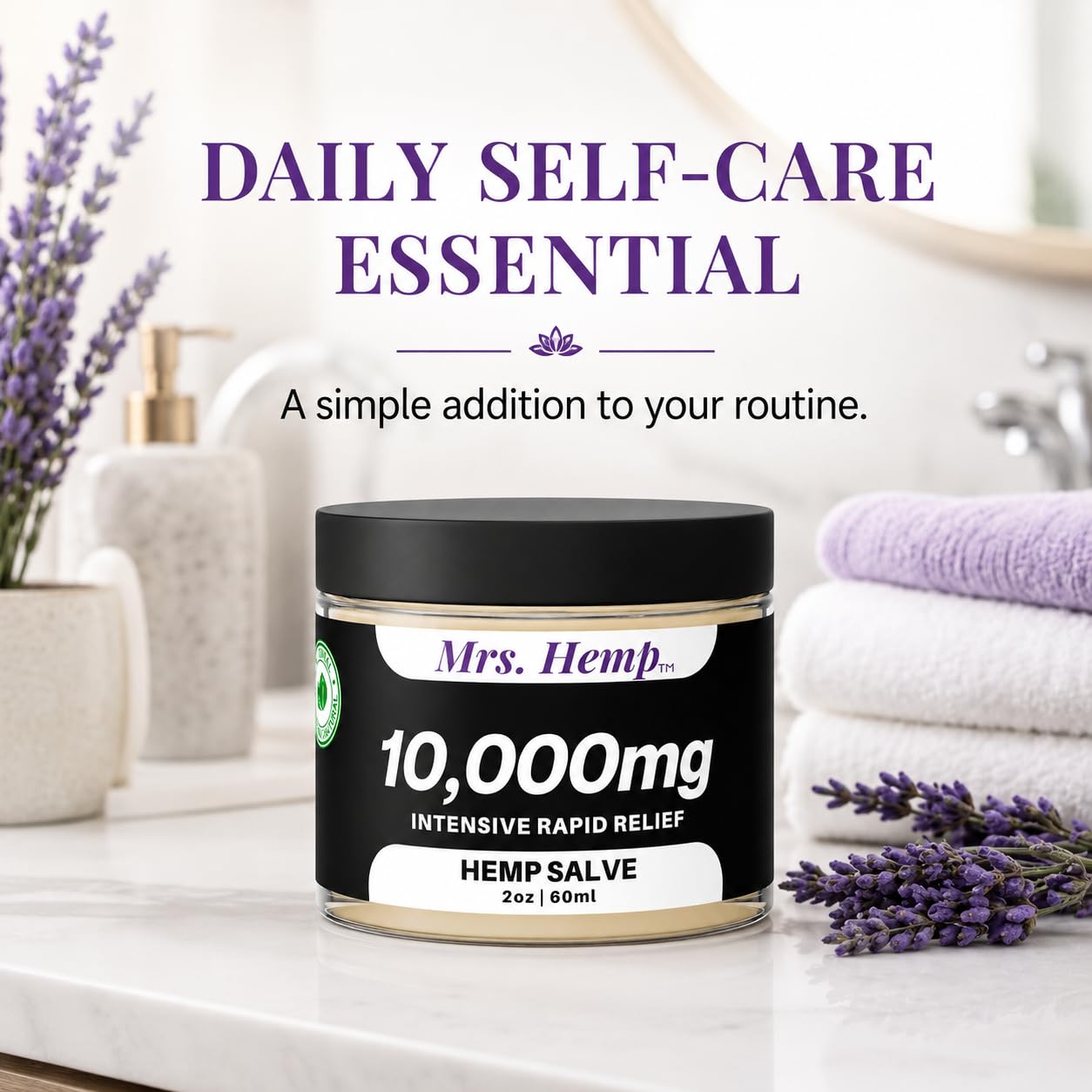 MRS. HEMP Hemp Extra Strength Healing Salve packaging details