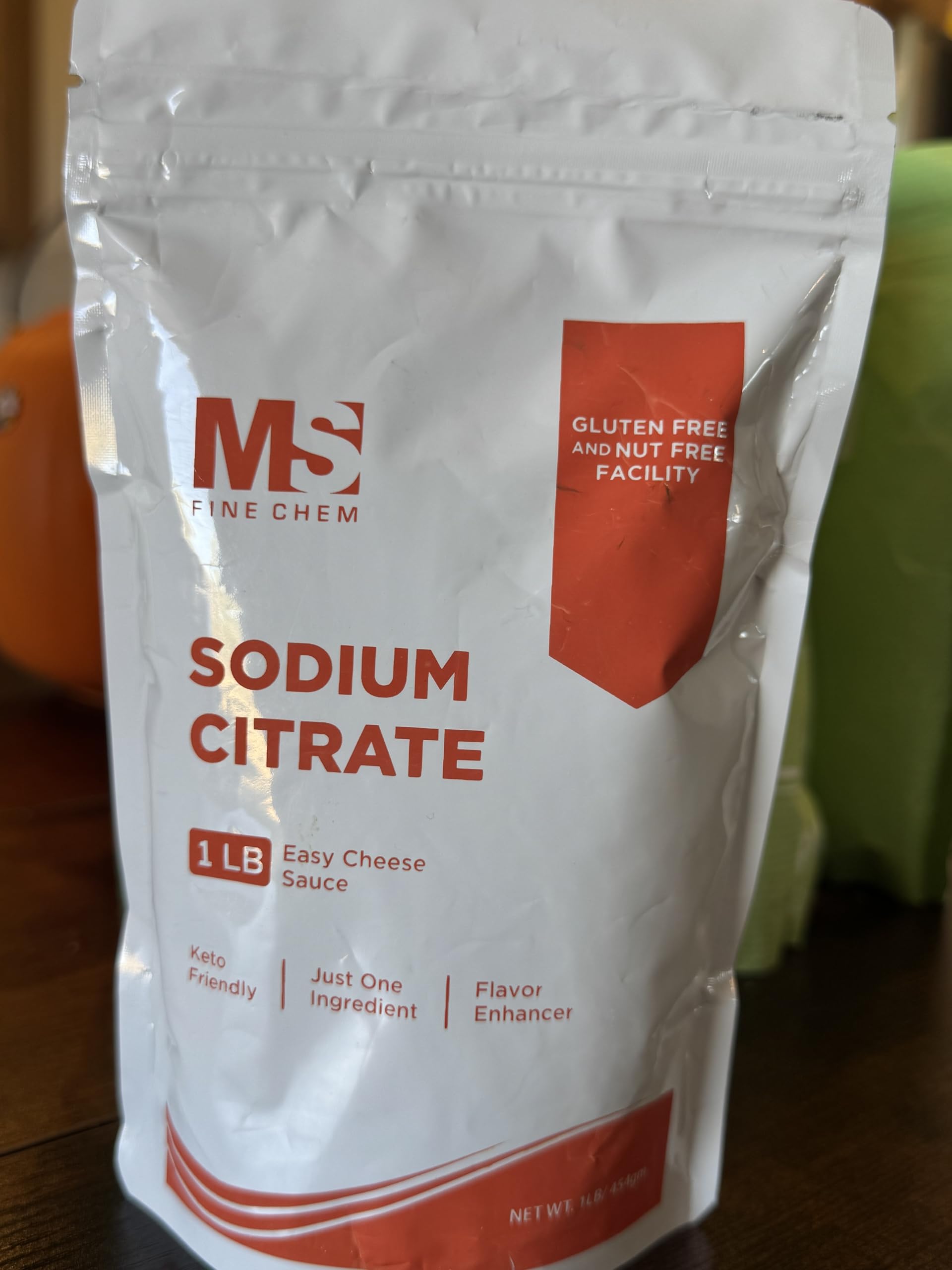MS Finechem Sodium Citrate Granular Supplement close-up of granules