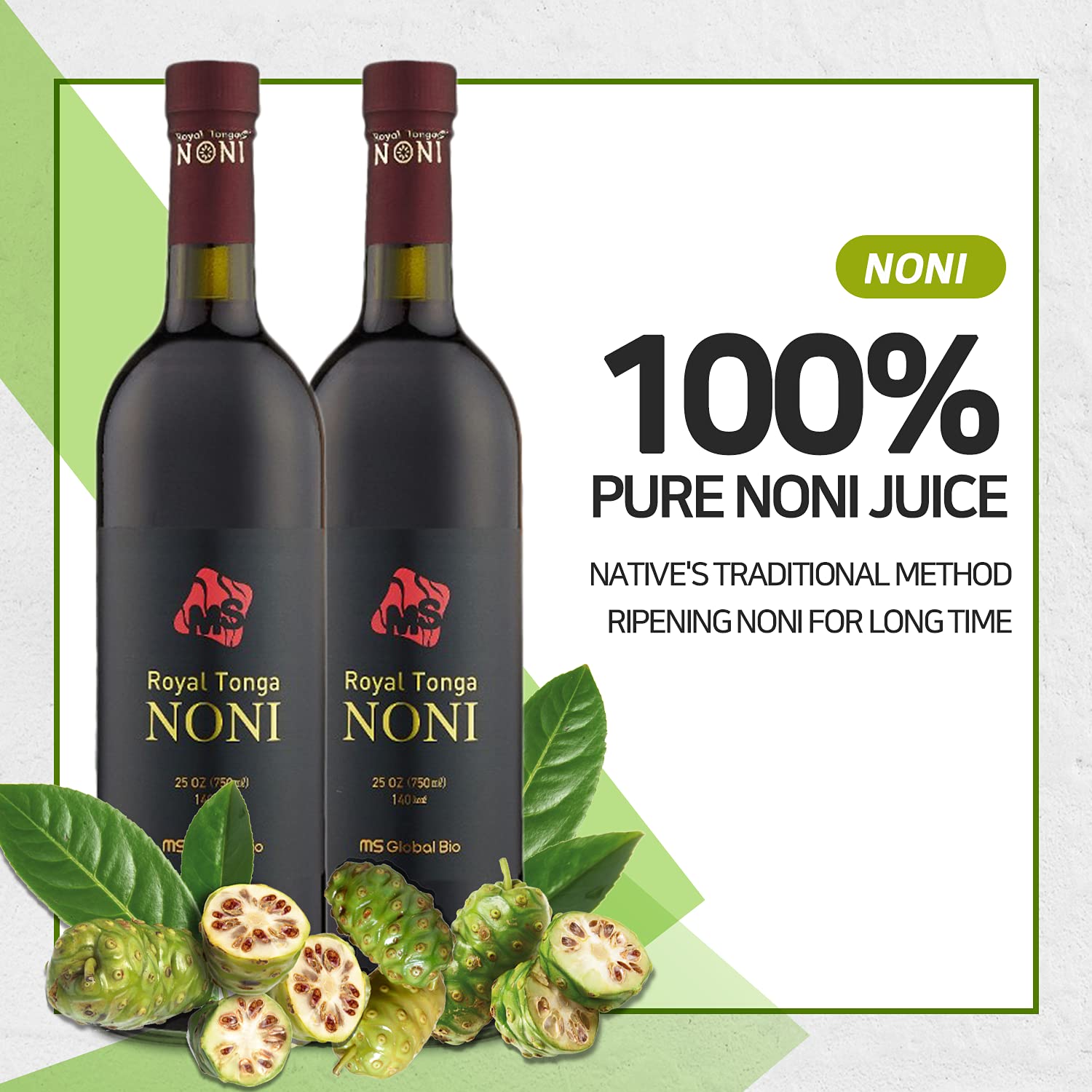 MS Global Bio Pure Noni Juice 1361g back view