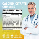 MSLOTAL Calcium Citrate Gummies in a hand