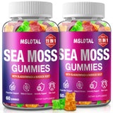 MSLOTAL Sea Moss Gummies front view packaging