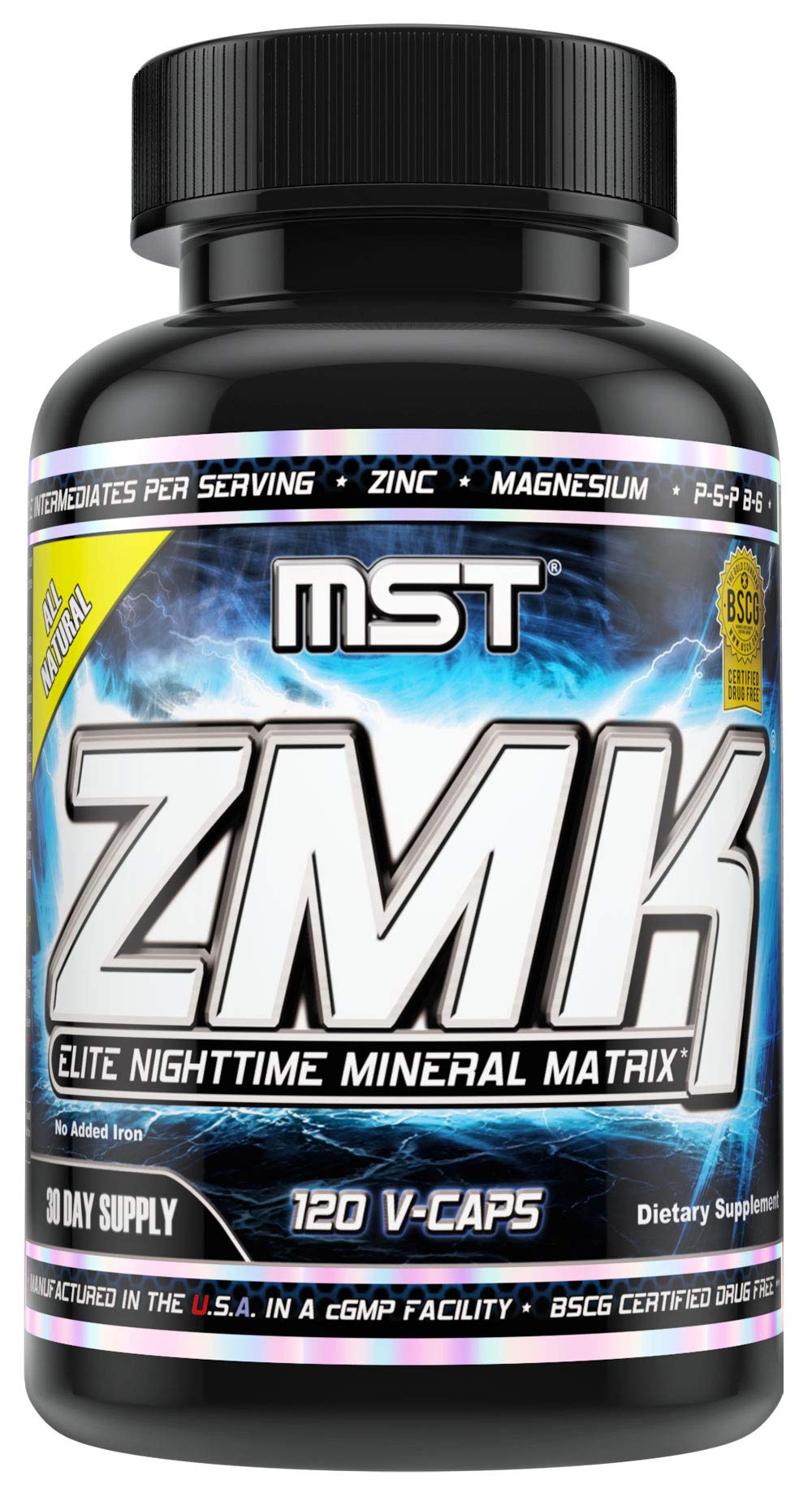 MST Blended Vitamin & Mineral Supplement 60 Capsules front view