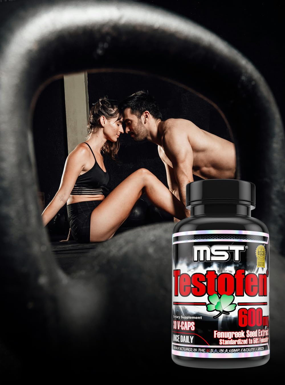 MST Fenugreek Seed Extract Capsules 600mg open bottle